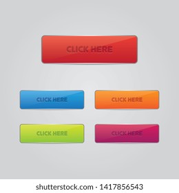 Set of Click Here Buttons