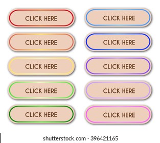 Set of 'Click Here' Buttons