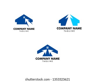 Set of Click House Logo Template Design Vector