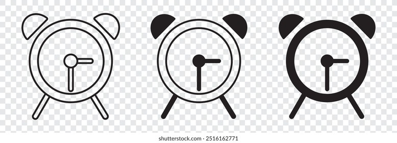 Conjunto de iconos de reloj. Reloj, hora. eps 10