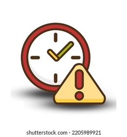 set of clock vector images, top view. perfect for social media backgrounds