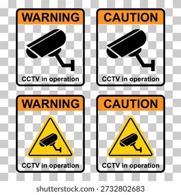 Conjunto de circuito fechado ícone da câmera de televisão, CCTV proteção de vídeo, ilustração vetorial.