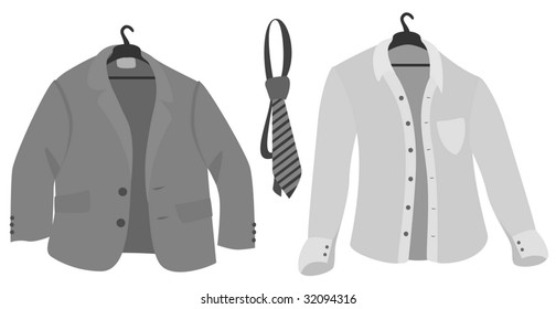 Set of clothes of the man