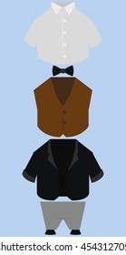 Set of clothes, Vector illustration