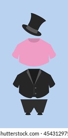 Set of clothes, Vector illustration