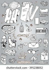 Set of clothing for adventure