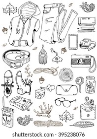 Set of clothing for adventure