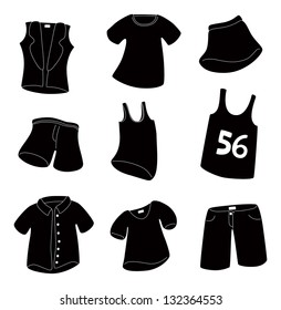 set of clothing icon