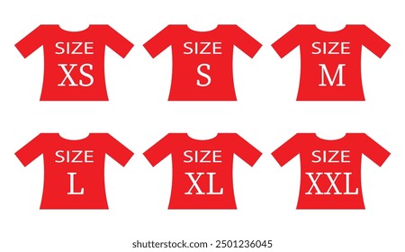 Set clothing size labels size label tag Clothing neck label tag concept no border vector design on white background in eps 10 .