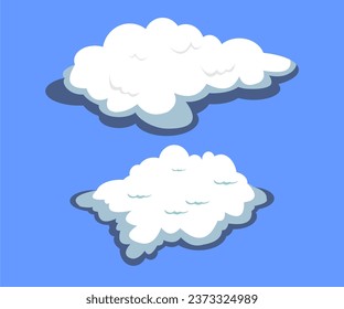Set of Cloud illustration Vector