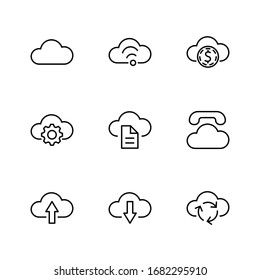 190,705 Cloud Icon Outline Images, Stock Photos & Vectors | Shutterstock