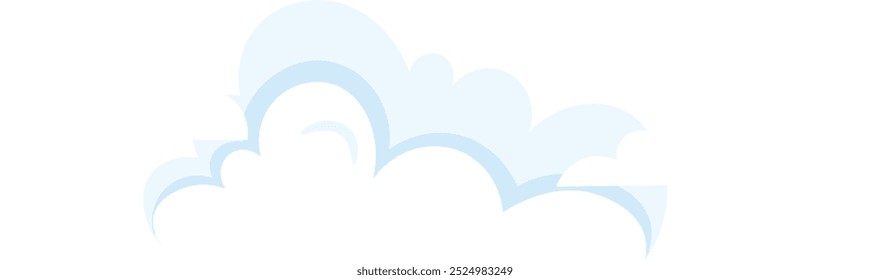 Set of Clouds Cloud Icon Vector Illustration
