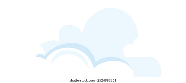 Set of Clouds Cloud Icon Vector Illustration