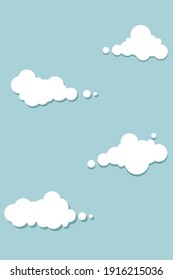 
set clouds for web design and print media.