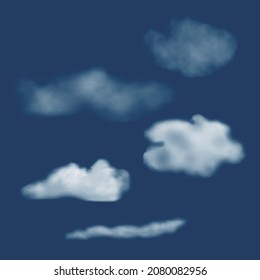 Un conjunto de nubes que decoran el cielo.