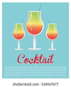 set cocktail design style