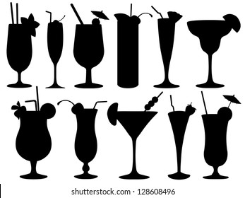 Set Of Cocktail Glasses