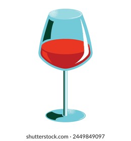 Set of cocktails. An illustration of classical drinks in different types of glasses. Vector illustration of summer cocktails isolated on background. Popular cocktails for design menu, posters