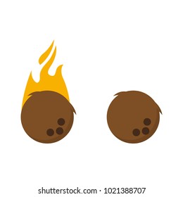 A set of coconut icons