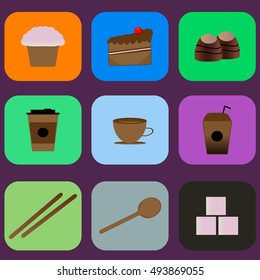 Set of coffee accessories
