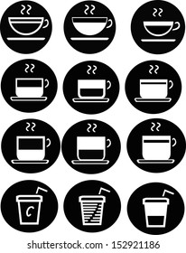 set of coffee icons