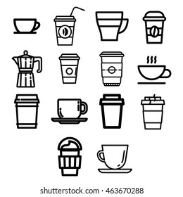 Set of Coffee icons