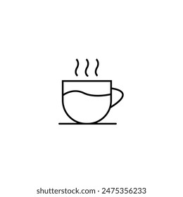 set of coffee icons, such as tea, drinks, cocoa, cup, cafe