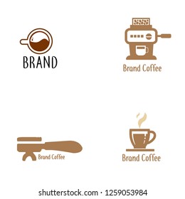 Set of coffee logo. Different logo, badge, emblem collection on white background. Vector coffee shop labels. Minimalistic vector.
