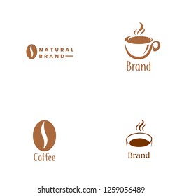 Set of coffee logo. Different logo, badge, emblem collection on white background. Vector coffee shop labels. Minimalistic vector.