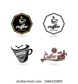 Set of Coffee logo and label. Set of vector coffee elements and coffee illustration can be used as logo or icon in premium quality.