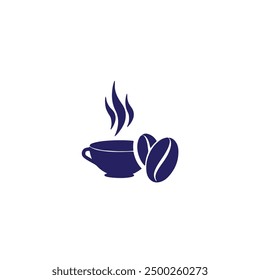 Set of coffee logos. Vector illustration on white background
 