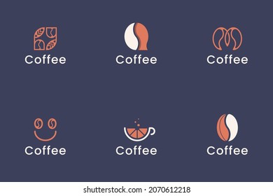 set of coffee shop logo icon. Barista equipment linear logo. Outline symbol for cafe, bar, shop
