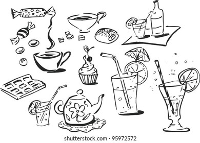  set of coffee and tea