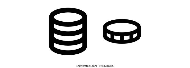 conjunto de iconos de los pasos de moneda 10