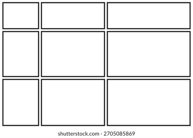 Set of collage mockup frame. Photo frame mockup, banner, poster on white background.