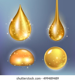 Set of Collagen Serum and Vitamin drops.