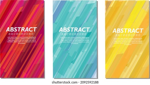 Set collection abtract background banner