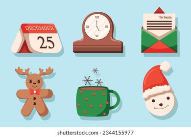 Set Collection of Christmas Element