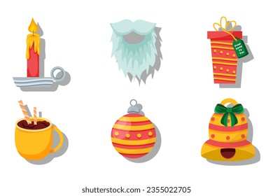 Set Collection of Christmas Element