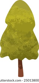 set collection of colorful autumn trees and branch, vector illustration on white
