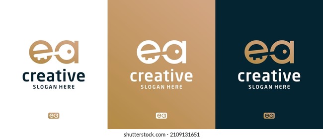 Conjunto de plantillas de logotipo creativo de monograma de colección