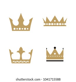 Set collection crown logo design