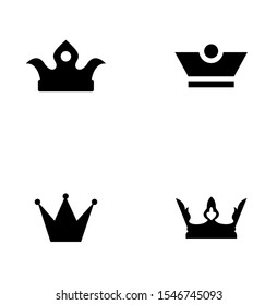 Set collection crown logo design