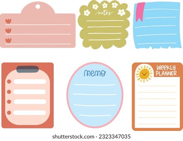 Set Collection Flat Kids Character Play Outdoor Illustration vector