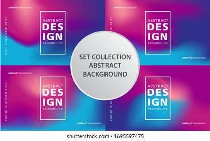 set collection gradient background banner design. Decorative shining illustration template. Template for your beautiful backgrounds. can be used on posters, banner ,web,landing page and any more.