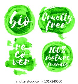 Set collection of Green stamps.