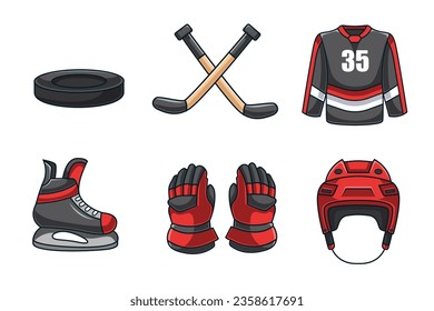 Set Collection of Hockey Element Design