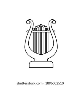 1,485 Lyre Outline Images, Stock Photos & Vectors | Shutterstock