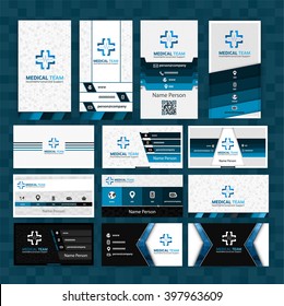 Set Collection Medical card corporate identity