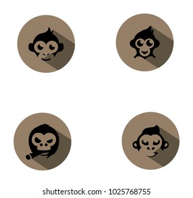 Set collection monkey logo